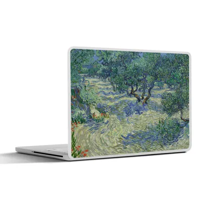Produktbild von MuchoWow® Laptop Aufkleber Sticker Cover Der Olivenhain - Vincent van Gogh 30x22 cm - Laptop-Sticker