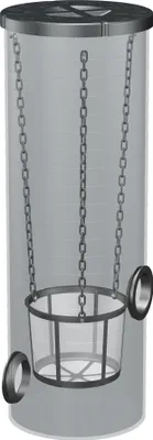 Produktbild von GreenLife Erdeinbaufilter GreenLine Versickerung mit Deckel und Filterkorb G0001265