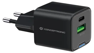 Produktbild von Conceptronic ALTHEA15B 2-Port 20W GaN USB PD Charger