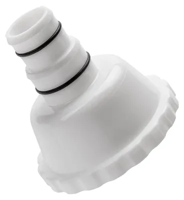Obrázok produktu pre Adaptér pre sacie potrubie bazénového čističa, vyrobený z PVC, určený na pripojenie k hadici s priemerom 3,2/3,8 cm