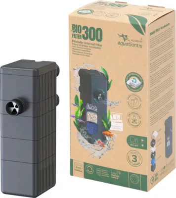 Produktbild von Innenfilter Aquatlantis -Filter 300 inklusive Filtermaterial 4 W ca. 4,1 x 5,1 x 12,9 cm ca. 300 l/h für Aquarien bis