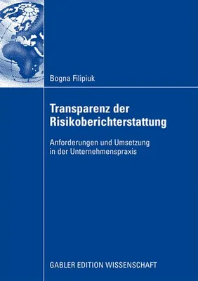 Obrázek produktu pro Transparenz der Risikoberichterstattung