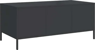 Obrázok produktu pre Konferenčný stolík čierna 101,5x50x43,5 cm oceľ