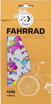 Zdjęcie produktu dla FARBviereck naklejka rowerowa jednorożec reflex