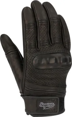 Image de Gants de moto Segura Spacy pour femmes, noir, L