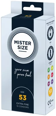 Obrázok produktu pre Kondómy MISTER.SIZE 53 mm 10 kusov