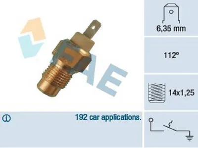 Produktbild von FAE Temperaturschalter Kühlmittelwarnlampe 35180 passend für PEUGEOT 205 II (20A/C)
