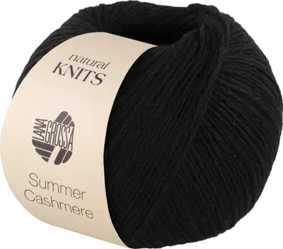 Produktbild von Lana Grossa - Summer Cashmere 0018 schwarz