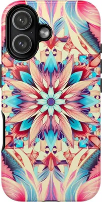 Produktbild von Buntes Mandala-Blumenmuster – Hülle Kompatibel mit iPhone 17