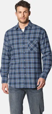 Produktbild von Babista Flanellhemd FLOREVERTI Herren A520 blau 39/40