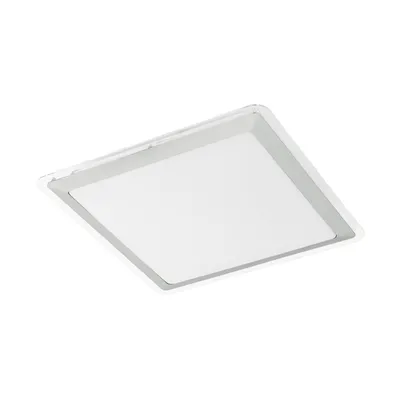 Image de Eglo 95679 Competa 1 LED Plafonnier 34 x 34cm 2500lm Blanc Argent Clair