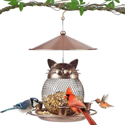 Productafbeelding van Kattenvoerder voor de tuin - Weerbestendig kattenontwerp