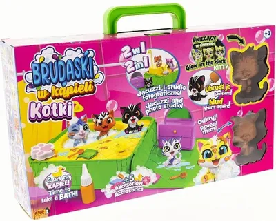Zdjęcie produktu dla Brudaski w kąpieli Kotki w jacuzzi