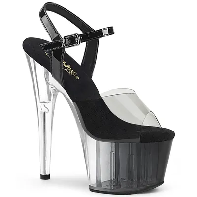 Obrázek produktu pro ADORE-708T-1 Dámské sandály Pleaser, kouřově černé EU 35, US 5