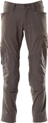 Image de Pantalon avec poches genouillères Anthracite foncé, taille 82 C49 MASCOT 18479-311-18