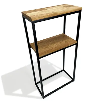 Obrázek produktu pro Nábytková konzola dřevěná 40x80x20cm dvojitá