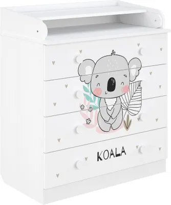 Image de Table à langer 800 Shefa Kids, blanc, Koala