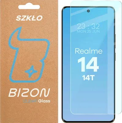 Produktbild von Gehärtetes Glas für Realme 14 5G/14T 5G, Bizon Glass Clear 2