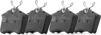 Produktbild von Febi Bremsbeläge Satz Hinten Bremsklötze für VW Golf IV Schrägheck (1J1) 16488
