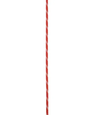 PES Cord 4mm von Edelrid; rot mit weißen Streifen; geeignet für Klettern und Reepschnur.
