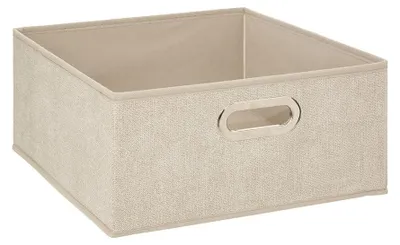 Obrázek produktu pro Box / Krabice do regálu 31x15cm béžová