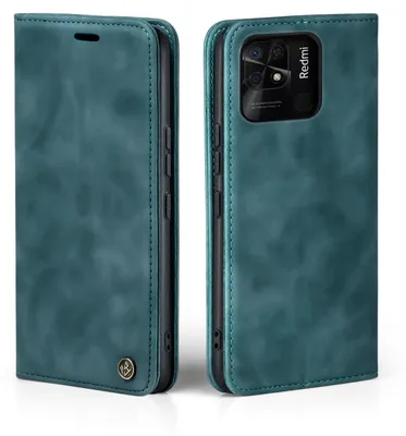 Produktbild von Handy Hülle für Xiaomi Redmi 10C Klapphülle Bookcase Flip Cover Handy Tasche Etui Farbe: Petrol