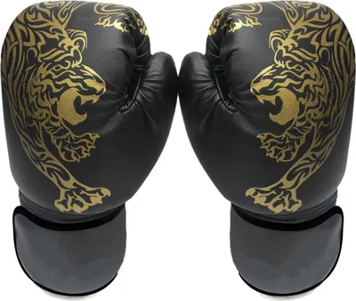 Produktbild von minhgoring 1 Paar Boxhandschuhe Box-Handschuhe für Erwachsene Trainingshandschuhe mit Bandage Boxhandschuhe Fitness Handschuhe(Schwarz)