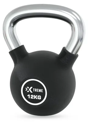 Imagen del producto de Pesas rusas de 12 kg - Mango ergonómico - Hierro fundido - Para entrenamiento de fuerza