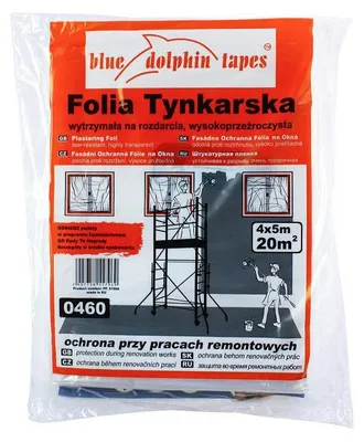 Produktbild von Blue Dolphin Abdeckfolie Schutzplane 4 x 5 m