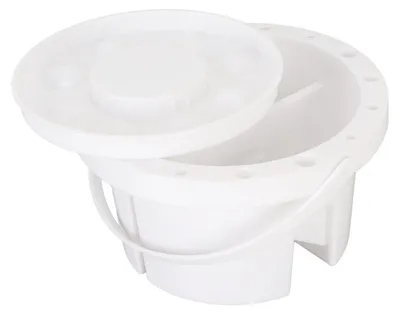 Image de Nettoyeur de pinceaux pliable, épais et antidérapant en plastique, avec godet d'eau amovible, pour la peinture à l'aquarelle, à l'acrylique et à l'huile