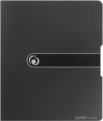 Produktbild von Ringbuch A4 2 Ringe PP 25mm schwarz opak to go Packung mit 10 Stück