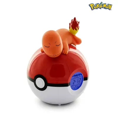 Produktbild von Glumanda Pokeball Wecker FM LED Lampe