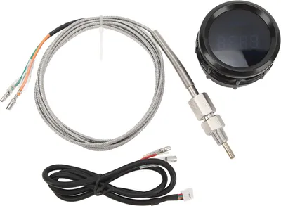 Zdjęcie produktu dla Wskaźnik temperatury spalin, 52 mm, wysoka dokładność, uniwersalne dopasowanie, 12 V, 200 do 1300 ℃, cyfrowe urządzenie do pomiaru EGT