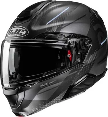 Produktbild von HJC RPHA91 BLAT Klapphelm L in grau/schwarz