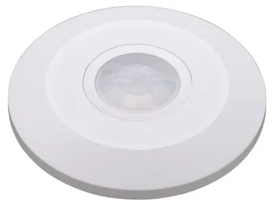Produktbild von Alcapower 360° Decken-Präsenzmelder IP20, Infrarot-Technologie, Reichweite bis 6m, maximale Last bis 2000W.