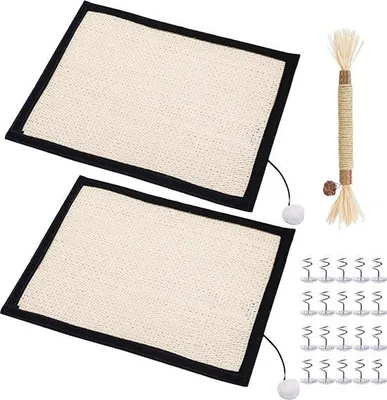 Produktbild von Famanu Krabmat für Katzen, Kratzschutz, Sisal, 2 Stück
