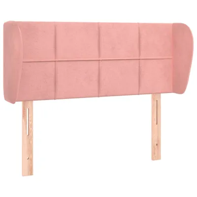 Obrázok produktu pre vidaXL Čelo postele s ušami ružové 103x23x78/88 cm Velvet