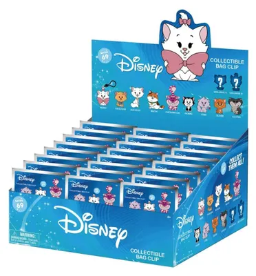 Obrázek produktu pro Disney Katzen 3D PVC-Taschenanhänger Serie 69 Display (24)