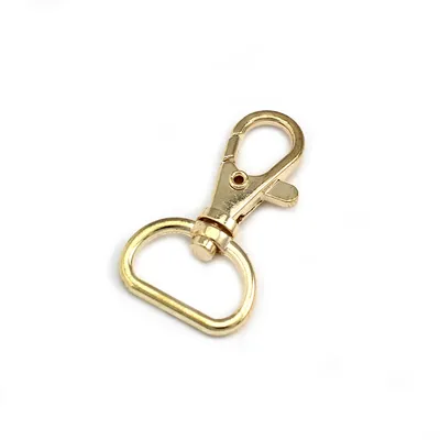 Produktbild von 25 Schnapphaken mit Wirbel 43 x 25mm Gurtbreite 20mm Karabiner