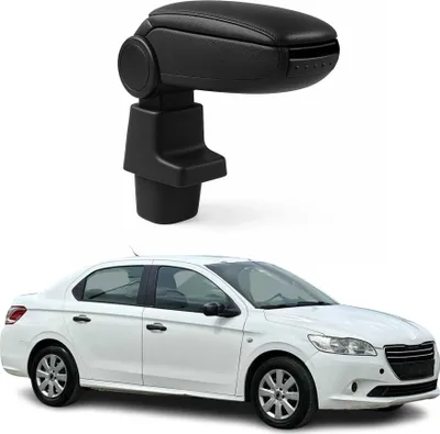 Image de Accoudoir pour Peugeot 301 2012-2025 Vinyl Abs Noir