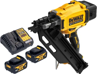 Obrázek produktu pro Akumulátorová hřebíkovačka DeWalt DCN 930 M2 18 V 50–90 mm bezkartáčová + 2x akumulátor 4,0 Ah + nabíječka