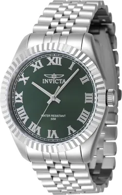 Obrázek produktu pro Invicta Specialty 47398 Pánské Hodinky - Quartz Hnutí - Nerezová Ocel s Zeleným Ciferníkem - 43 mm