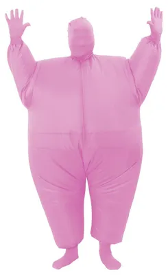 Produktbild von Aufblasbares Kostüm für Erwachsene Rosa Halloween Weihnachtskostüm Blow-Up
