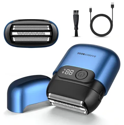 Produktbild von BarberBoss Elektrischer Folienrasierer Herren, Kompakter Rasierer, QR-2751