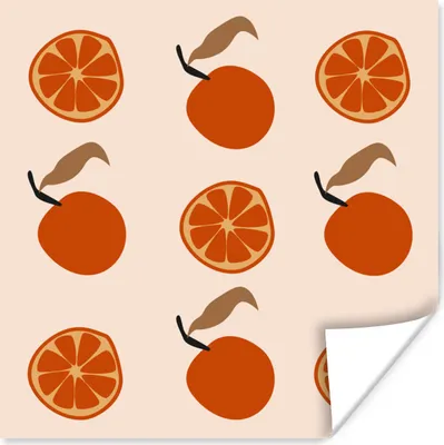 Produktbild von MuchoWow® Poster Sommer - Tomaten - Pastell 50x50 cm - Wohnzimmerdekoration