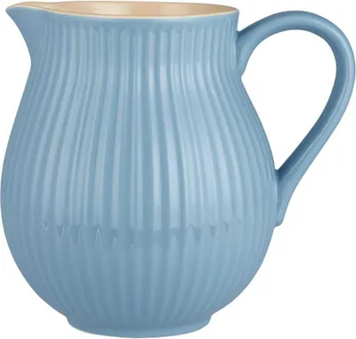 Produktbild von IB Laursen Kanne 2 Liter Mynte BLUE BELL Blau Keramik Geschirr Karaffe Krug
