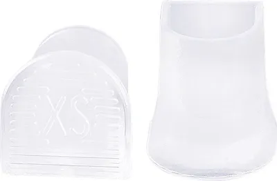 Produktbild von INF Fersenschützer 5 Paare - Rutschfest, Geräuschlos, Verschleißfest XS