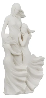 Zdjęcie produktu dla Gilde Figur, seria "Rodzina", "Rodzina na wietrze", żywica syntetyczna, biały, zestaw 2 szt., długość: 8,5 cm, szerokość: 15 cm, wysokość: 28,5 cm, numer katalogowy: 58853, kod produktu: 4063387588536