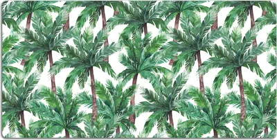 Produktbild von Schreibtischmatte Tischunterlage 120x60 cm Mauspad - Tropische Palmen