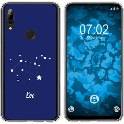 Produktbild von PhoneNatic Case kompatibel mit Huawei P Smart Z Silikon-Hülle SternzeichenLeo M4